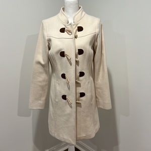 Liquid Cream Women toggle coat